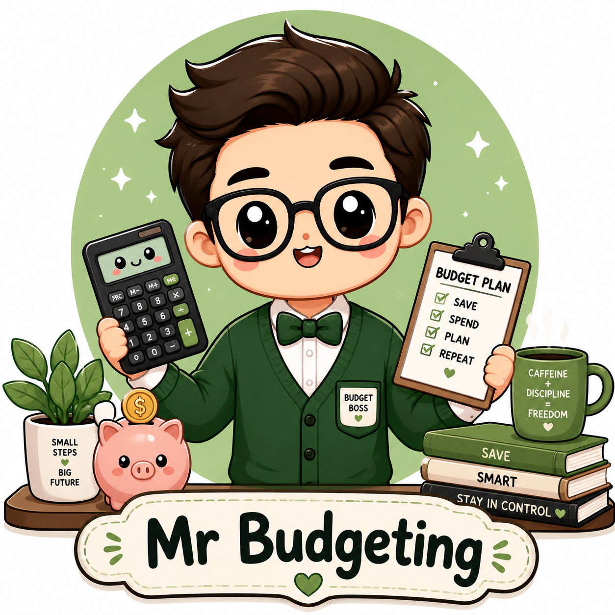 Mr Budgeting — your friendly finance mascot
